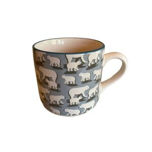 Polar Frost Polar Bear Cup Mug Blue Gray